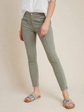 by Anthropologie Jefferson Moto Slim Fit Cargo Pants Size 26